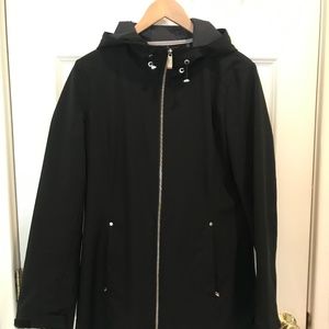 Calvin Klein Size Small Black Raincoat